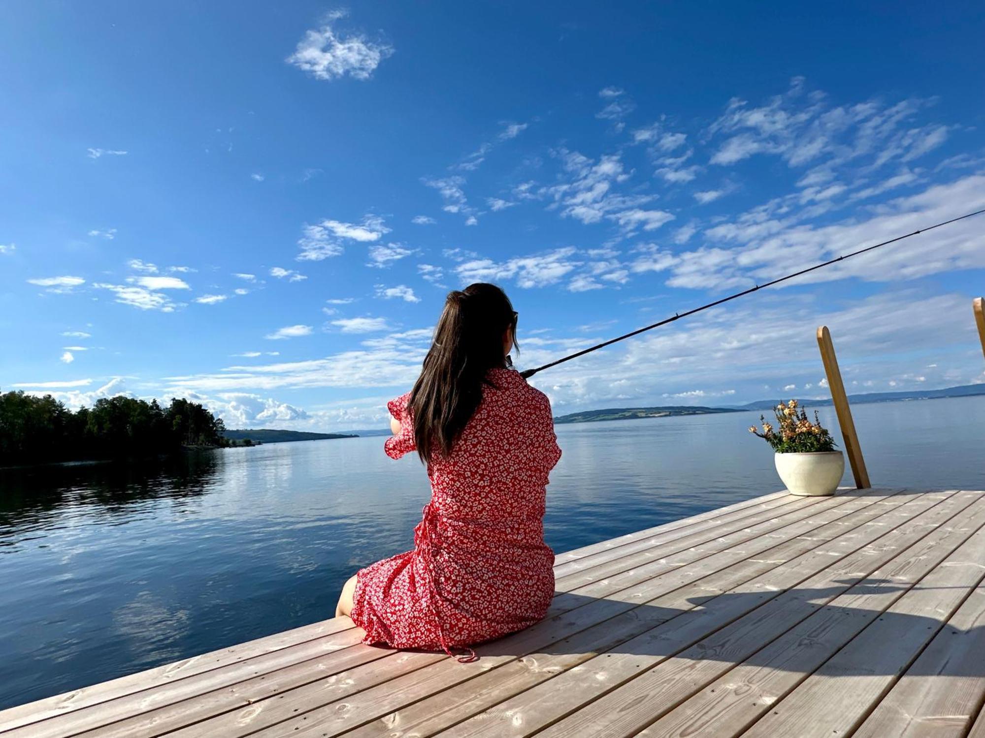 Kapteinsboligen i Evjua Hotell Skreia Eksteriør bilde